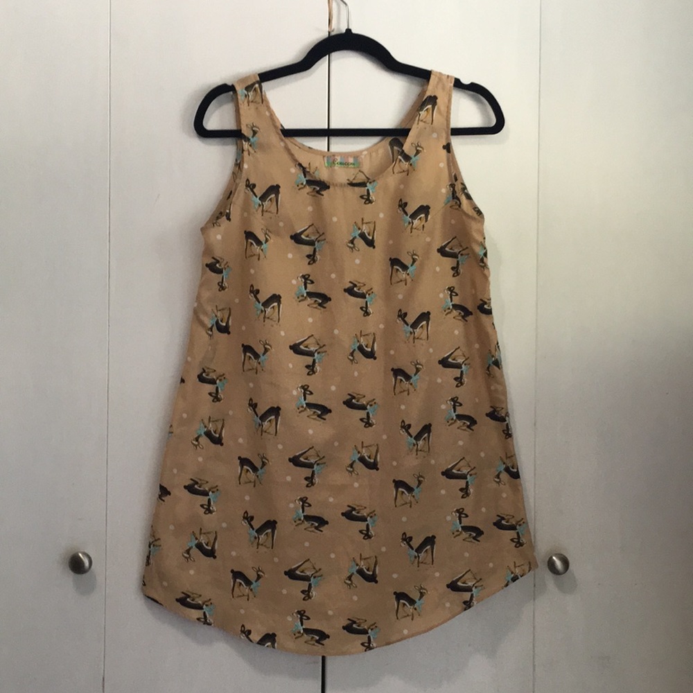 ❤️ LAST CALL Host pick COUCOU deer print top M